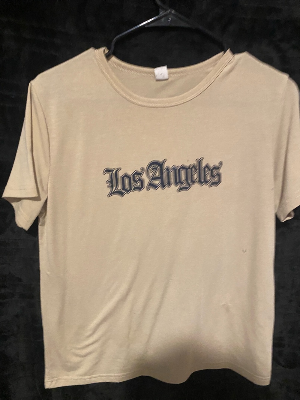SHEIN Beige Crewneck Tee